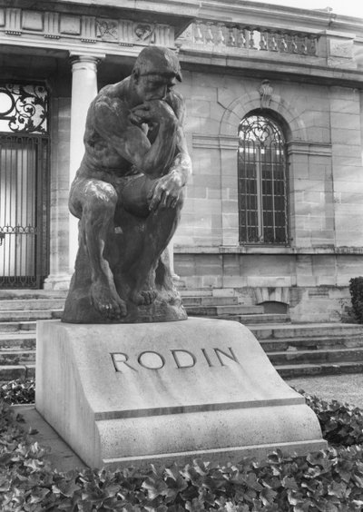 Statue of the Thinker on Auguste Rodin